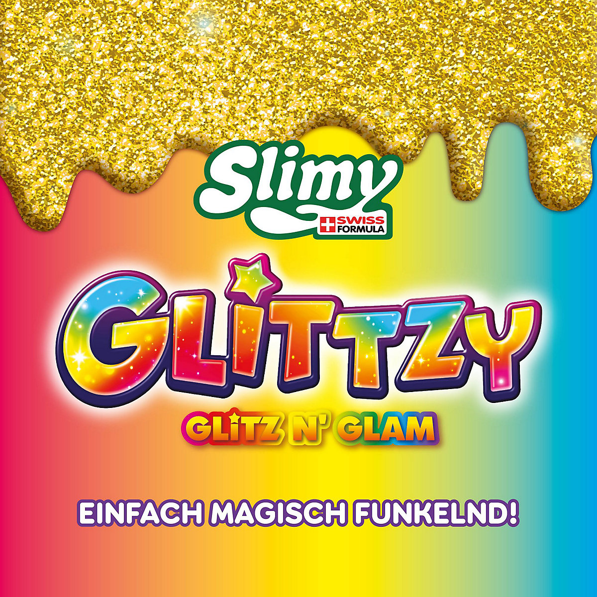 SLIMY® Glittzy DIY - Original Slimy Slime Spielmasse für Kinder, der glitzerndste Schleim aller Zeiten zum Selbermischen