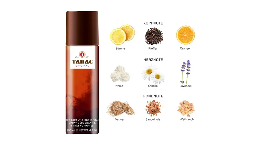 TABAC ORIGINAL Deospray 200 ml