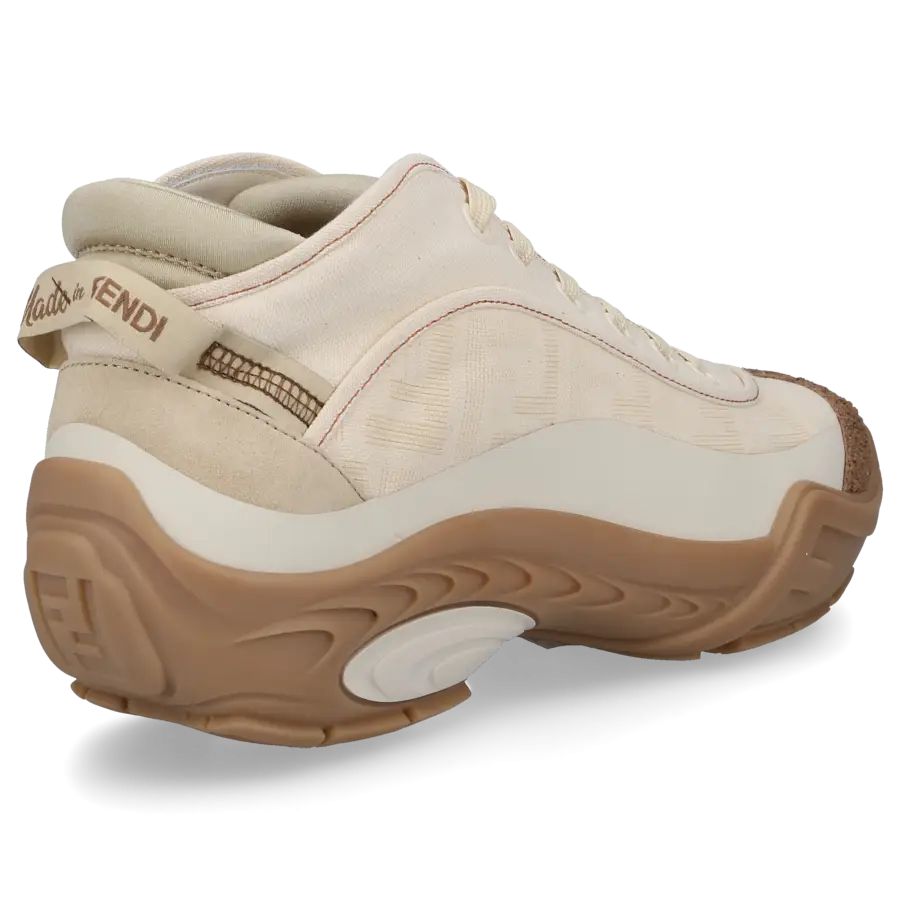 FENDI - Sneaker low LAB Textil - beige