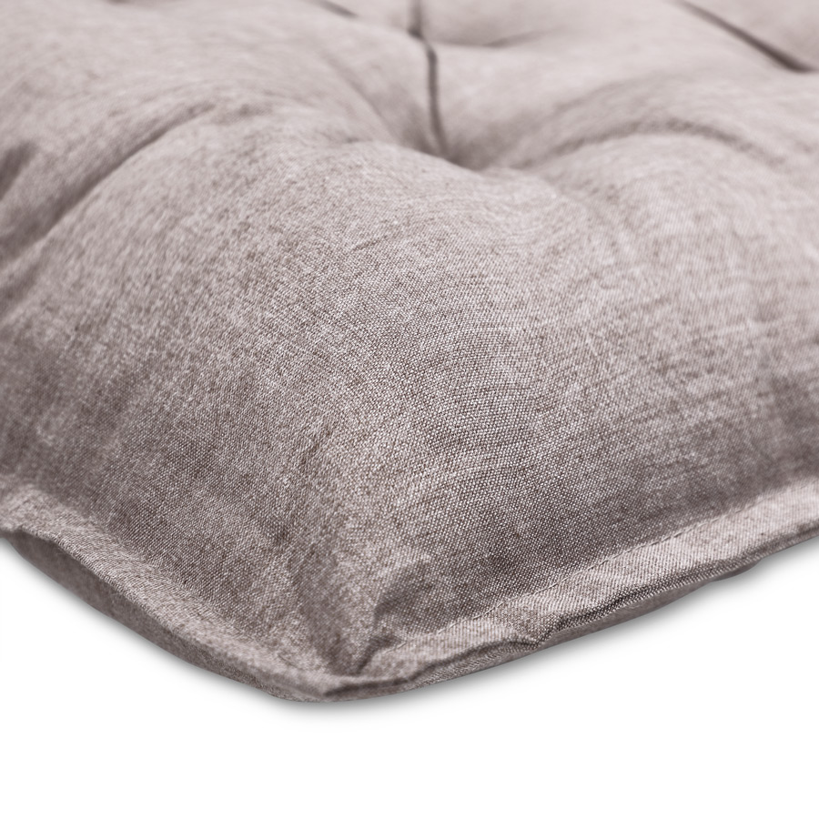Casaria Detex® Sitzkissen 4er-Set Creme meliert 40x40x8cm