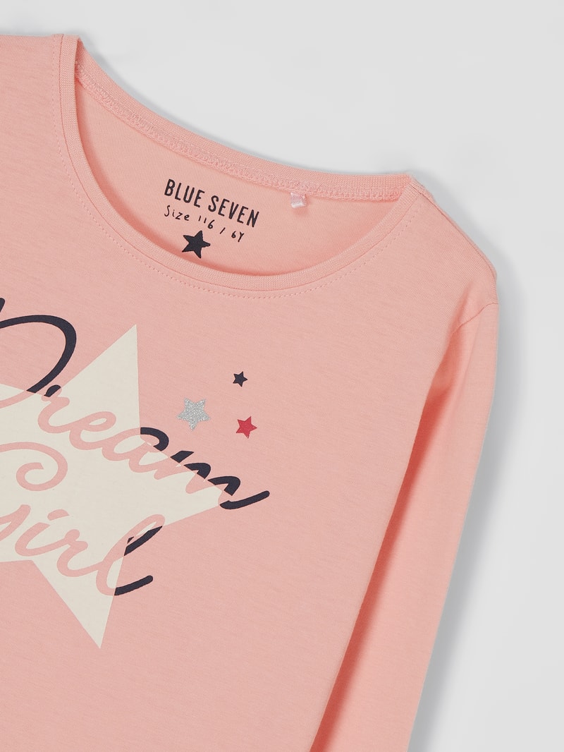 Longsleeve aus Baumwolle in rosa