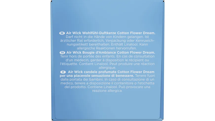 Air Wick Duftkerze Cotton Flower Dream