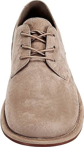 ekonika Schnürschuhe aus samtigem Veloursleder