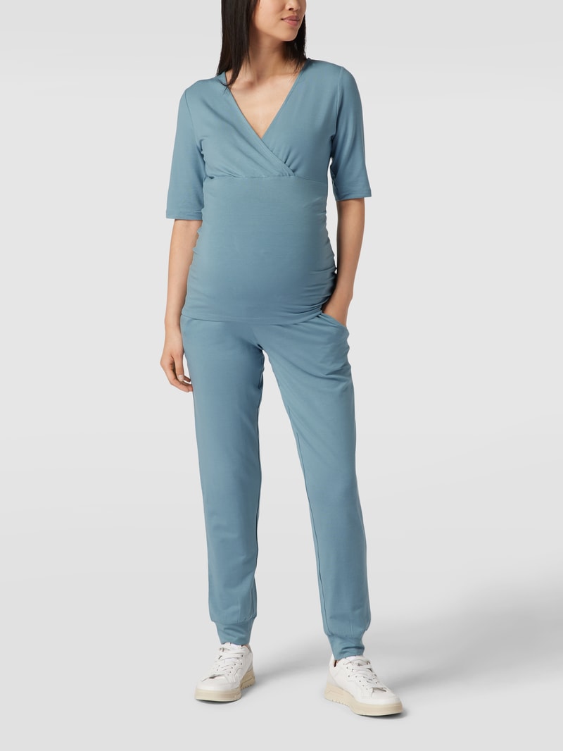 Umstands-T-Shirt mit Stretch-Anteil in bleu