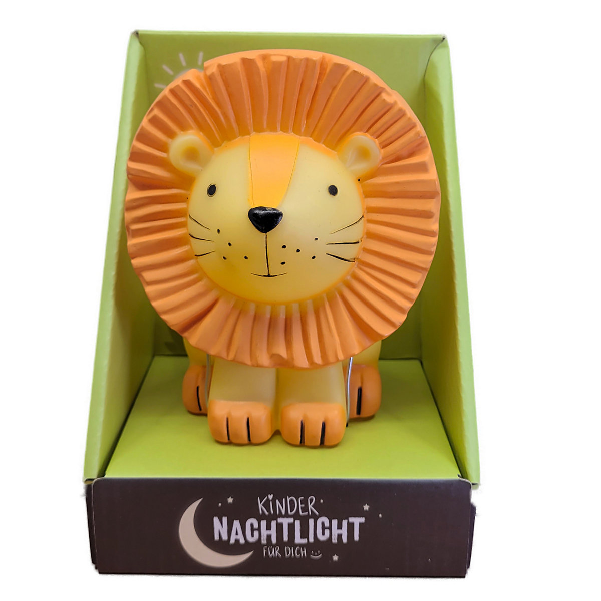 Kinder Nachtlicht / Schlummerlicht Löwe mit Name personalisiert