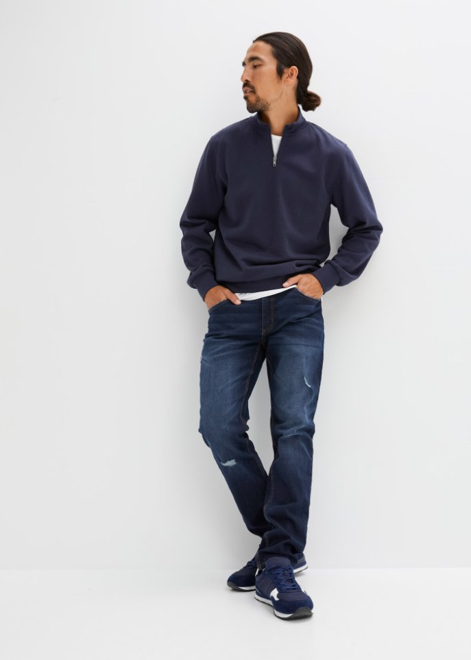 Slim Fit Stretch-Jeans, Straight