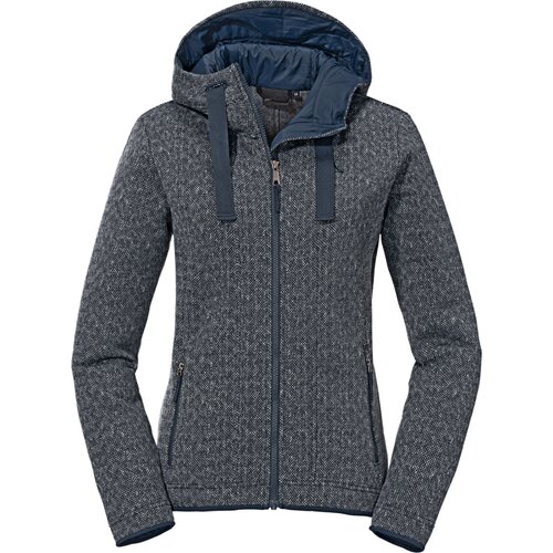 DAMEN UNTERJACKE FLEECE HOODY AURORA L
