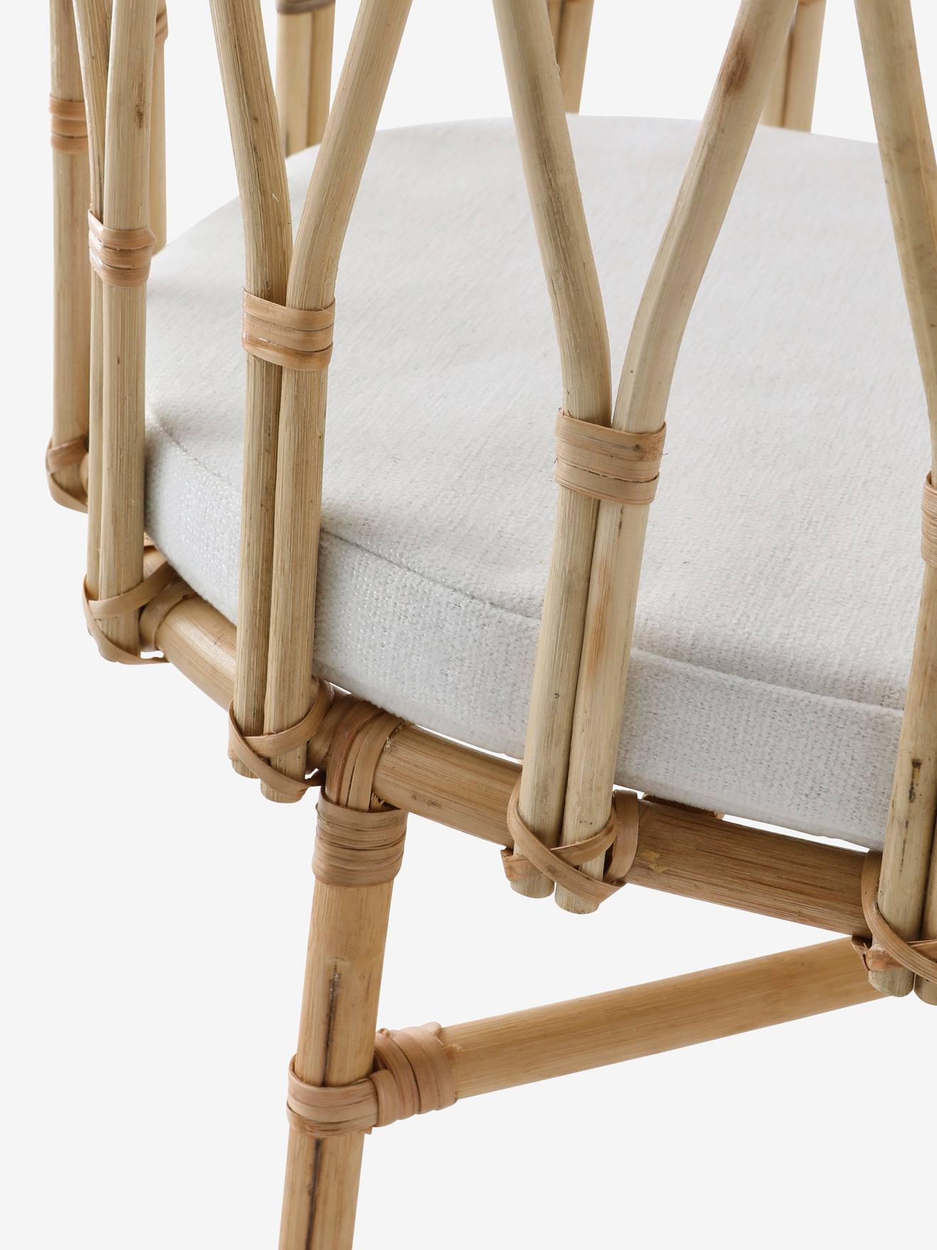 Vertbaudet Puppenbett aus Rattan MINI BOHO - natur