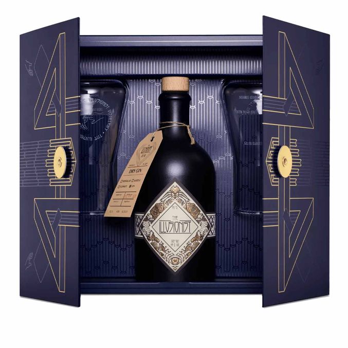 The Illusionist Gin BIO 45% 0,5L Geschenkset - Mysterium Box