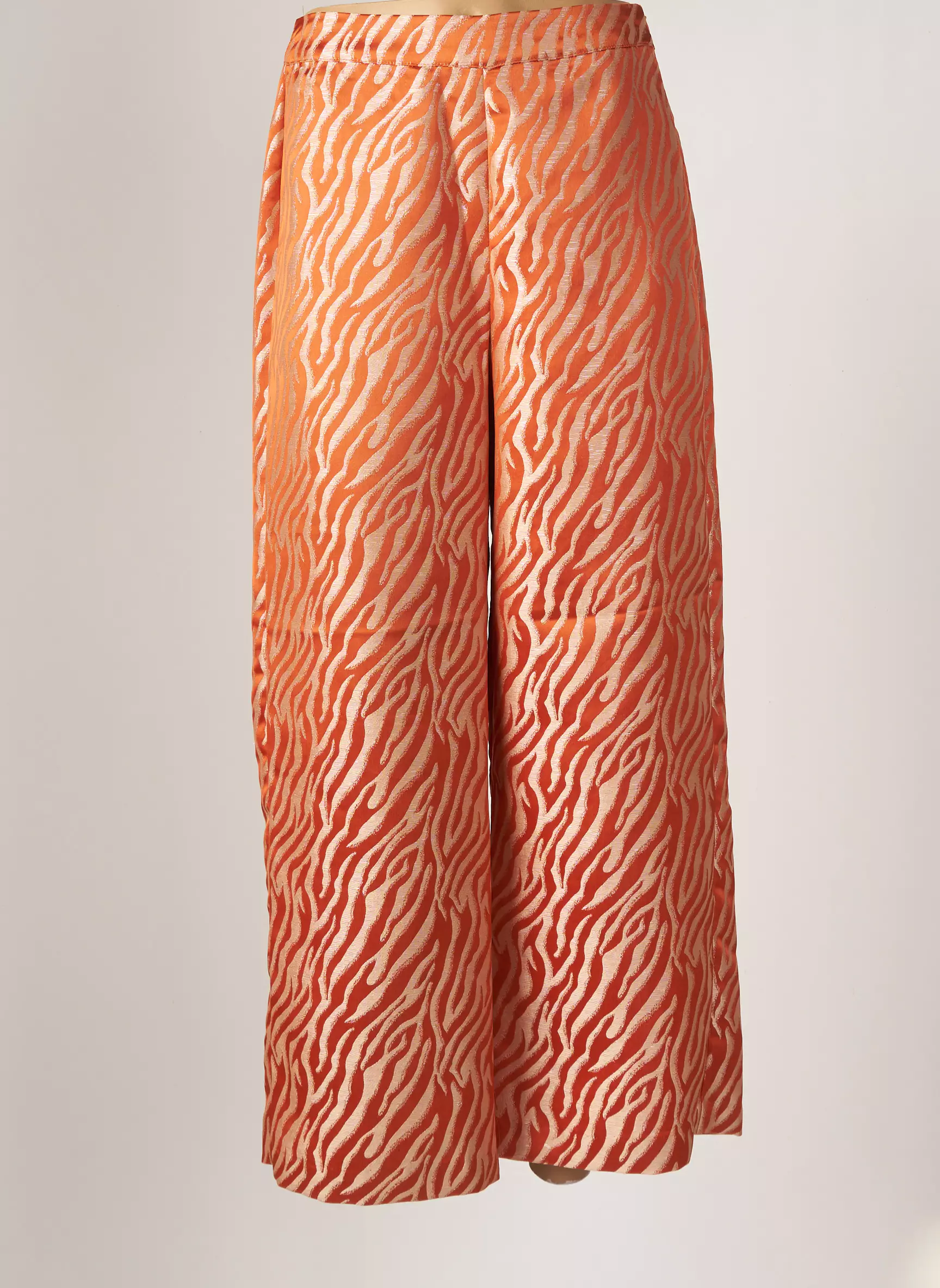 Lola Casademunt Pantalons Larges Femme couleur orange