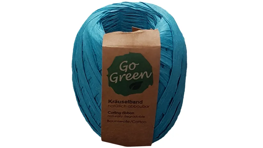 TRUBA GoGreen Raffia-Knäuel türkis 30 m