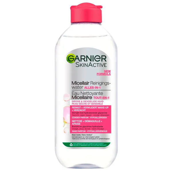Garnier SkinActive micellás tisztítóvíz száraz bőrre 400ml - Száraz bőrre