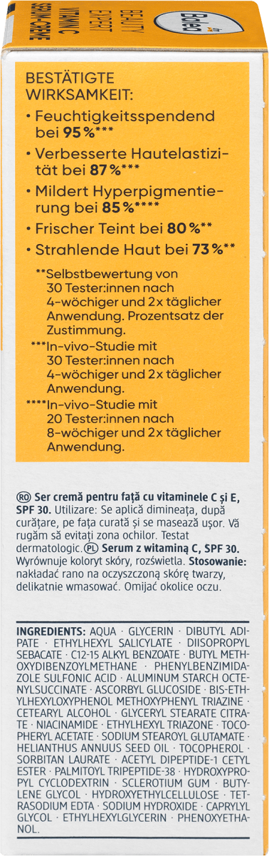 Gesichtsserum Beauty Expert Vitamin C Serum-Creme LSF 30, 50 ml