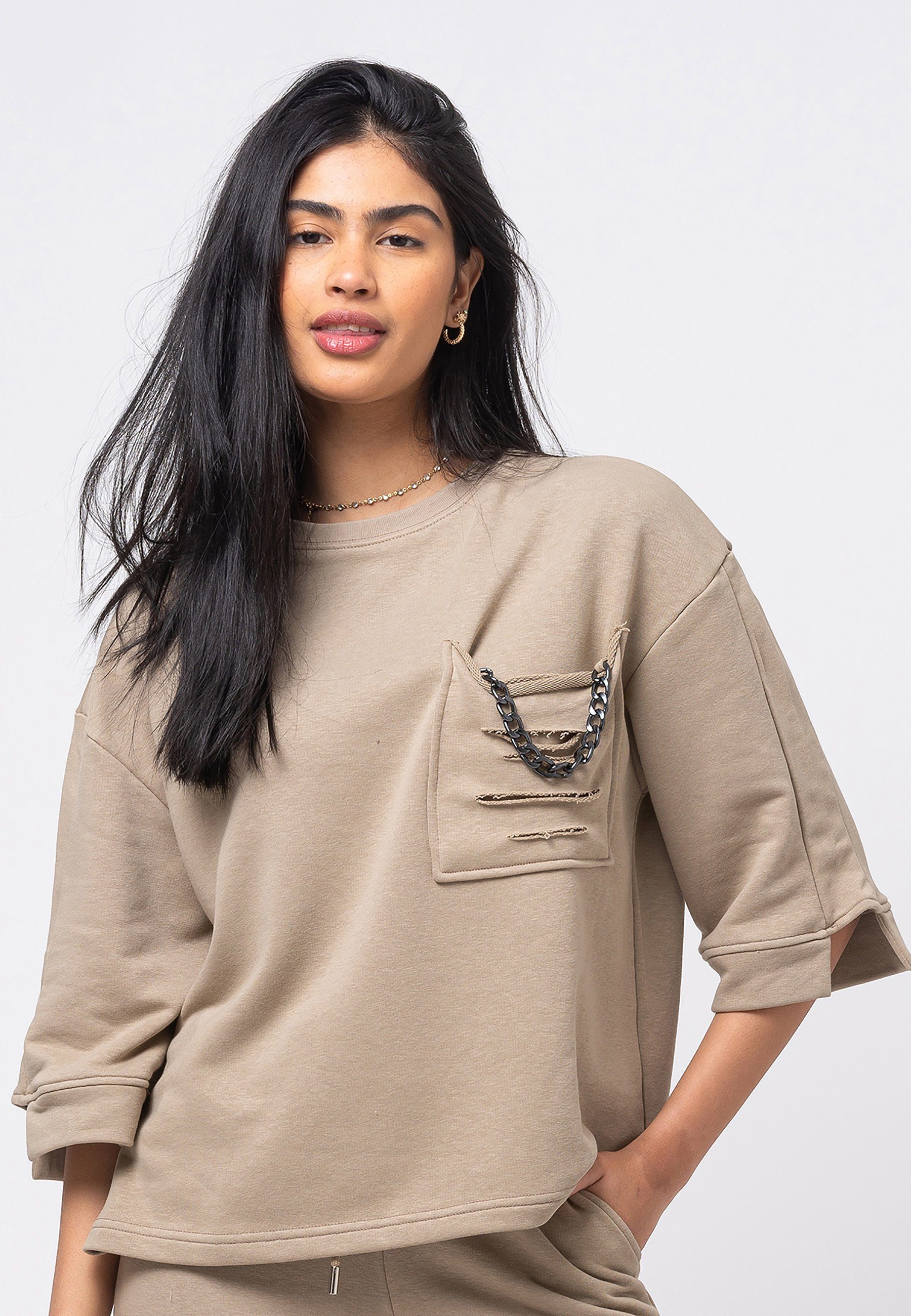 Tom Barron Freizeitanzug WOMAN REGULAR SIZE SWEATSHIRT AND PANT SETS