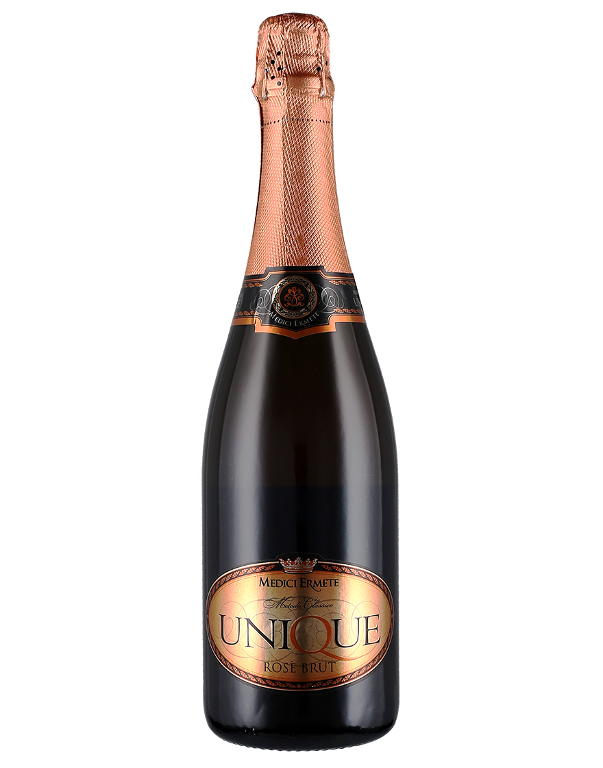 Vino Spumante di Qualità Brut Rosé Metodo Classico Unique Medici Ermete 0,75 ℓ