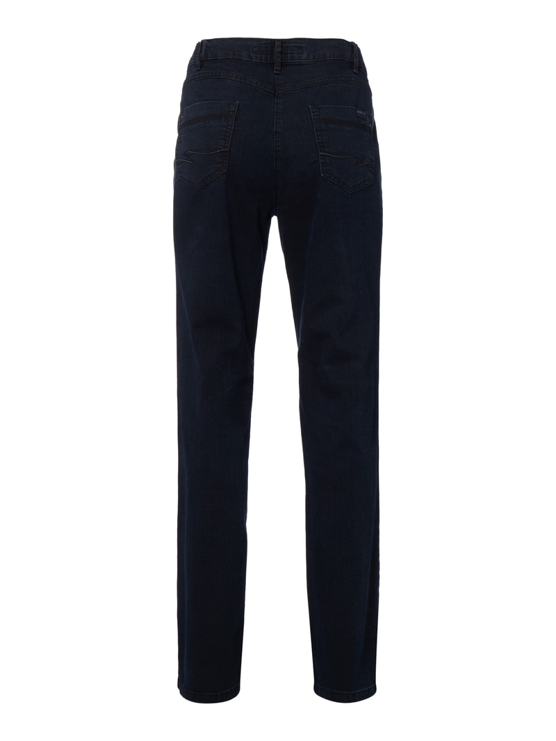 Rinsed Washed Comfort S Fit Jeans Modell CARLA in marineblau