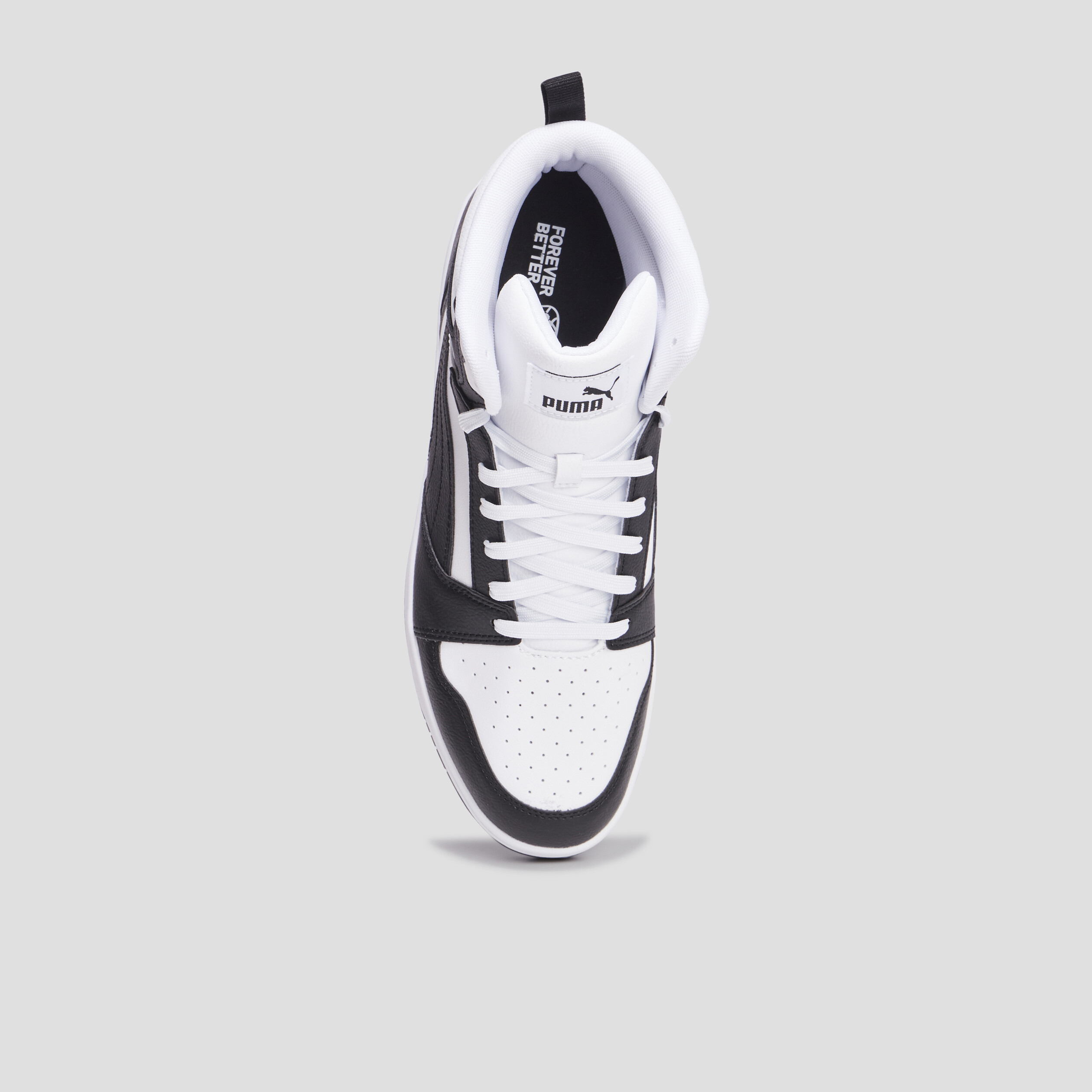 Baskets montantes à lacets Puma Rebound noir homme | La Halle