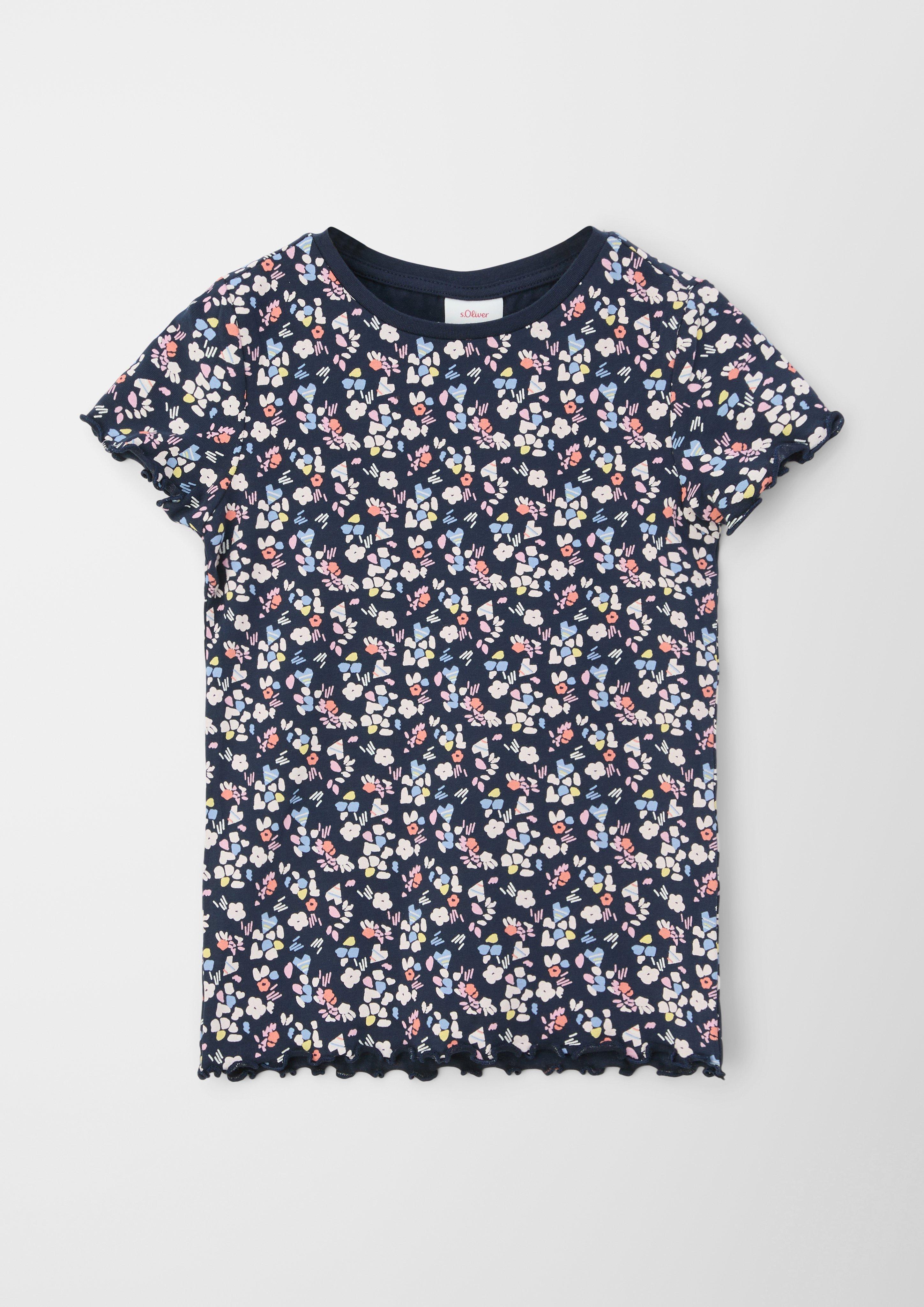 T-Shirt mit Wellensaum  2127379-59A5
