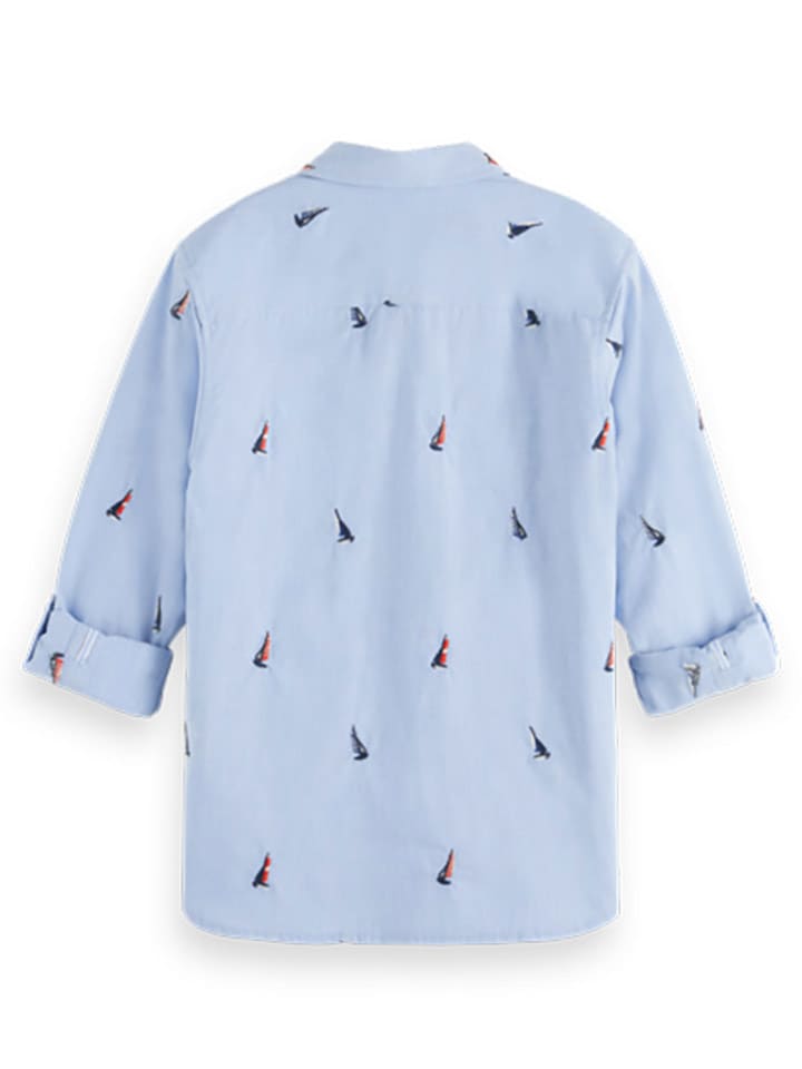 Scotch & Soda Hemd - Regular fit - in Hellblau günstig kaufen