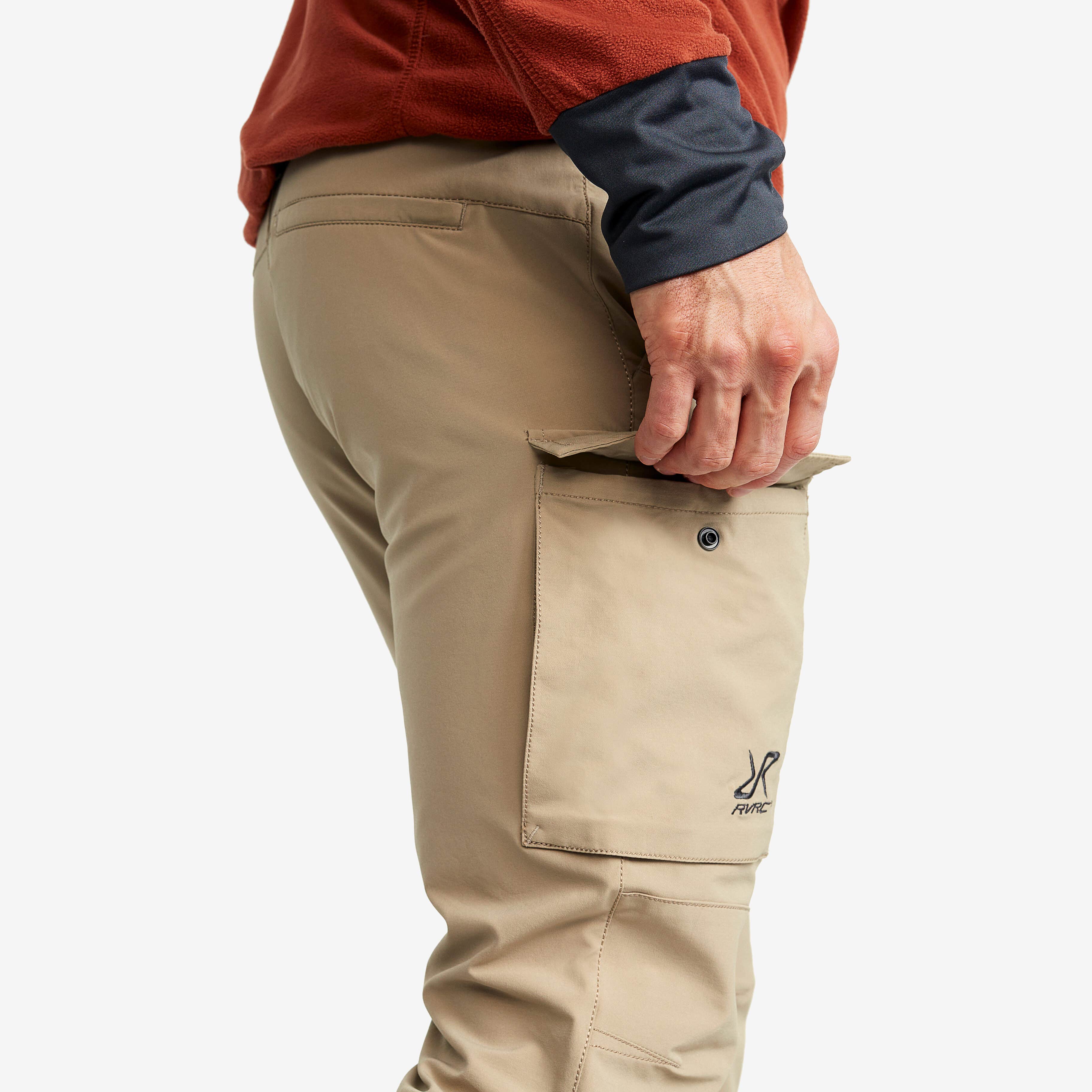 Adventure Cargo Stretch Pants Homme Khaki