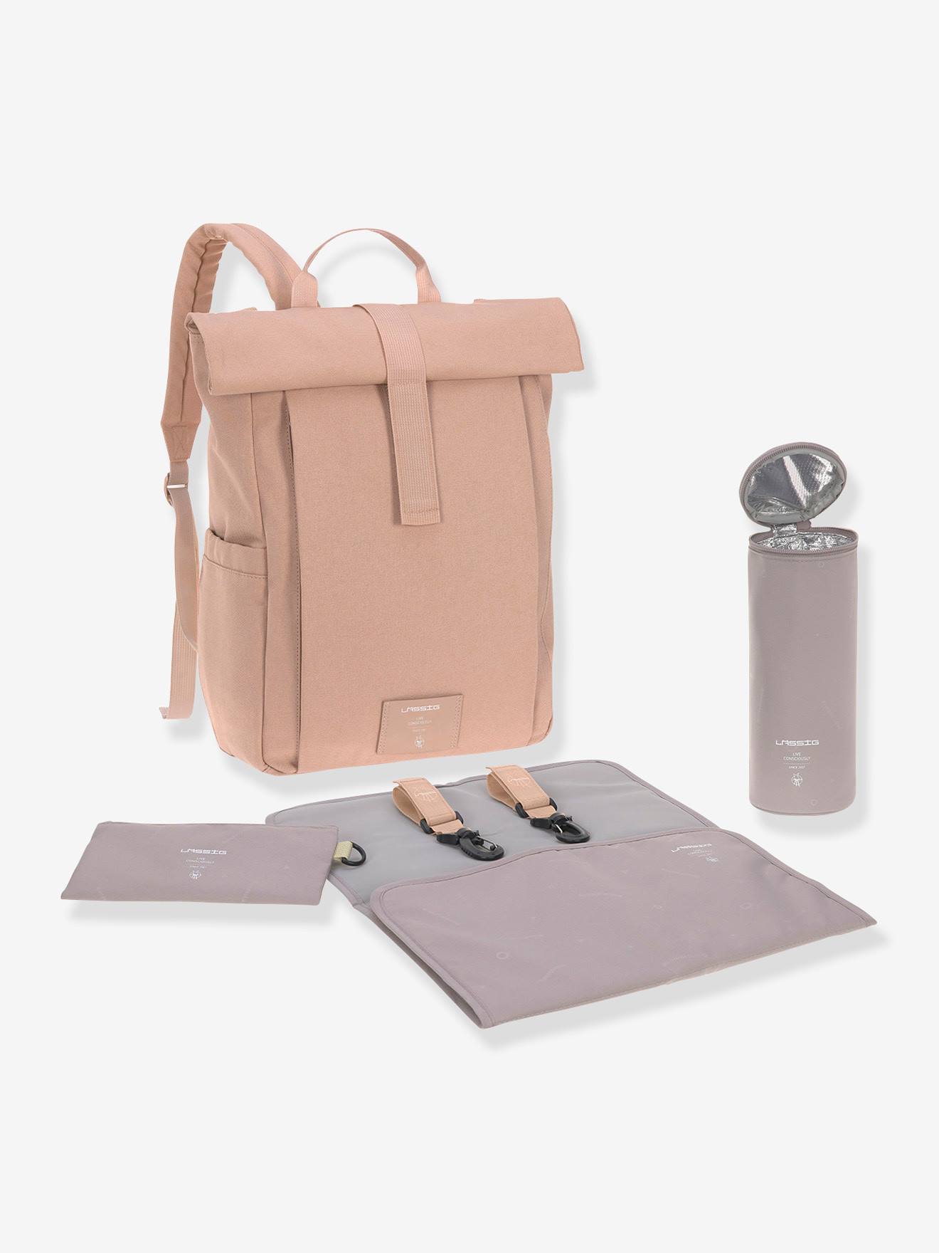 Lässig Wickelrucksack ROLLTOP GREEN LABEL LÄSSIG - olivgrün