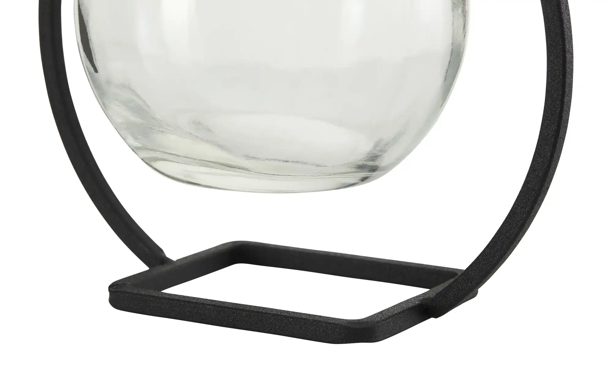 Vase mit Metallständer