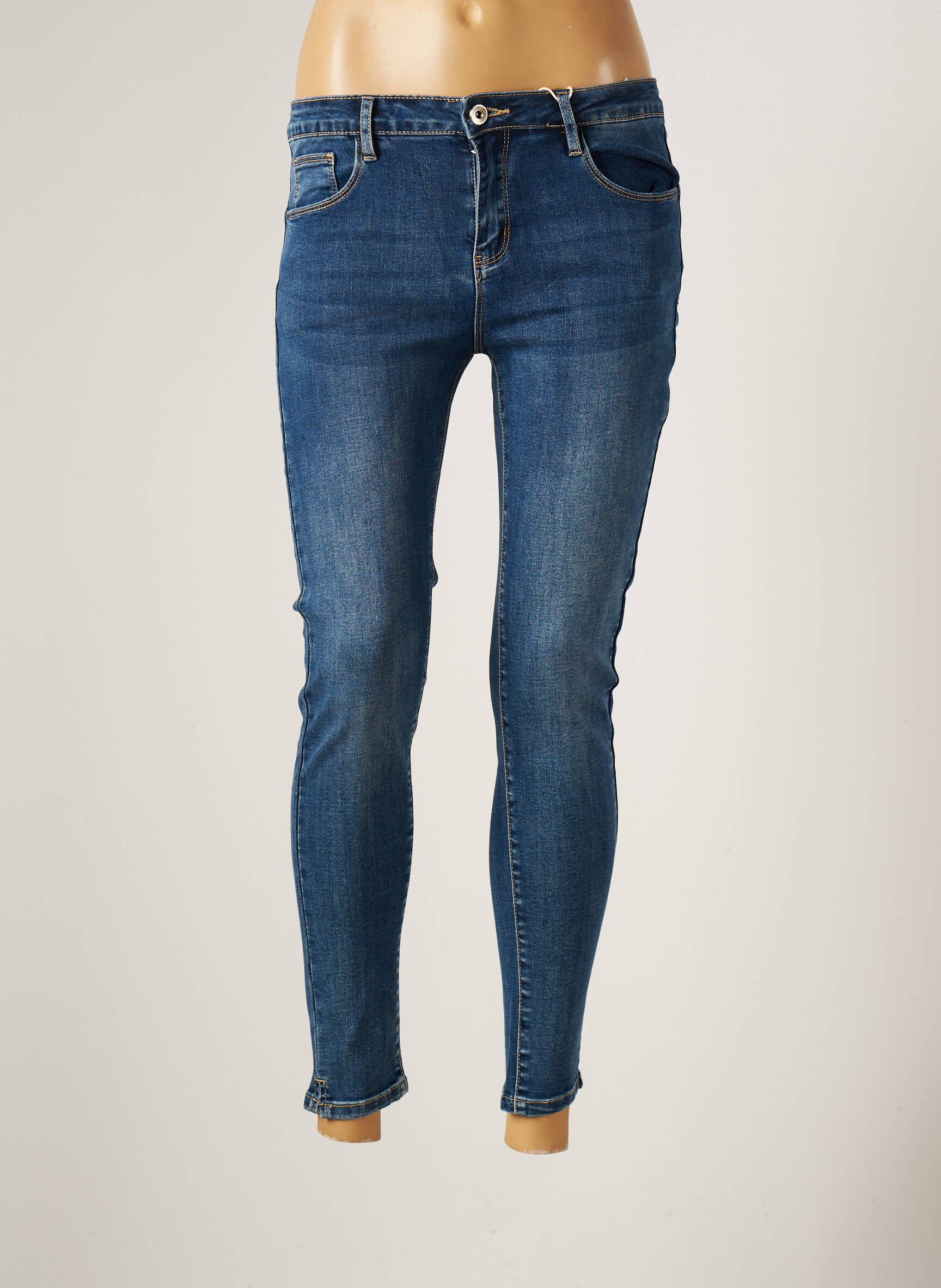 Onado Jeans Skinny Femme couleur bleu