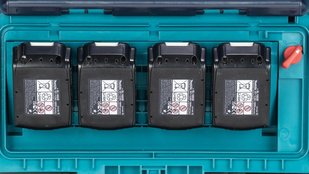 Makita DCU604Z 2 x 18V trådløs trillebår med stativ ekskl. batterier og lader
