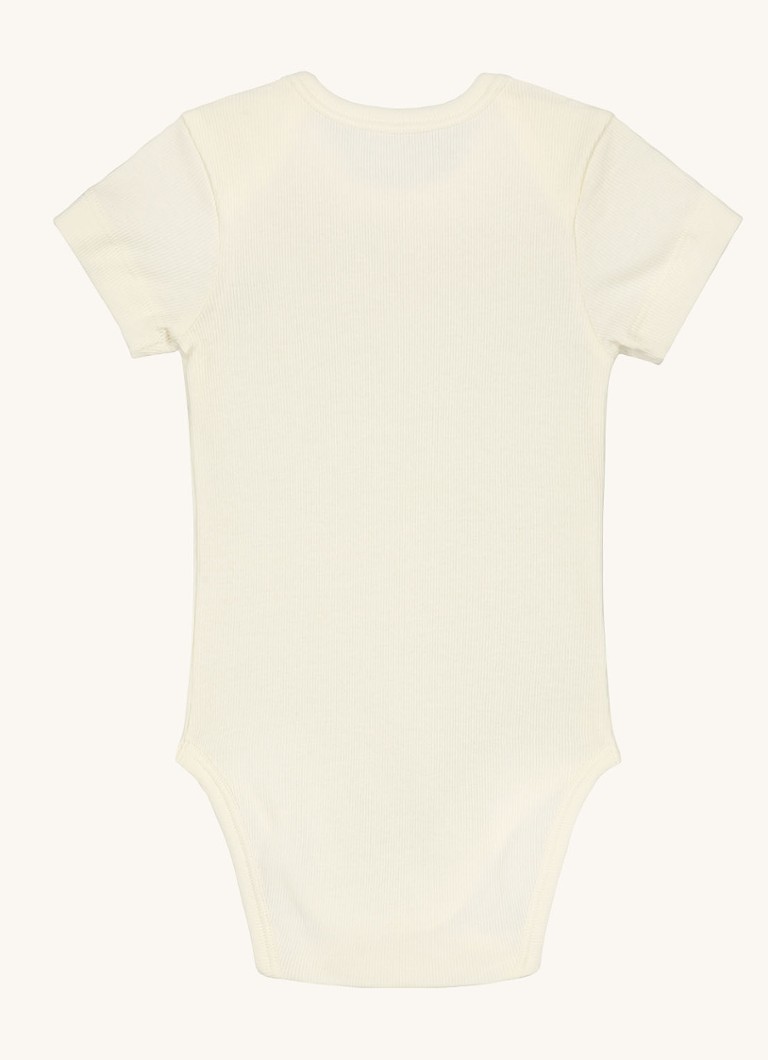 Salopete cu nervuri din bumbac organic Gray Label, vândute în seturi de 2.