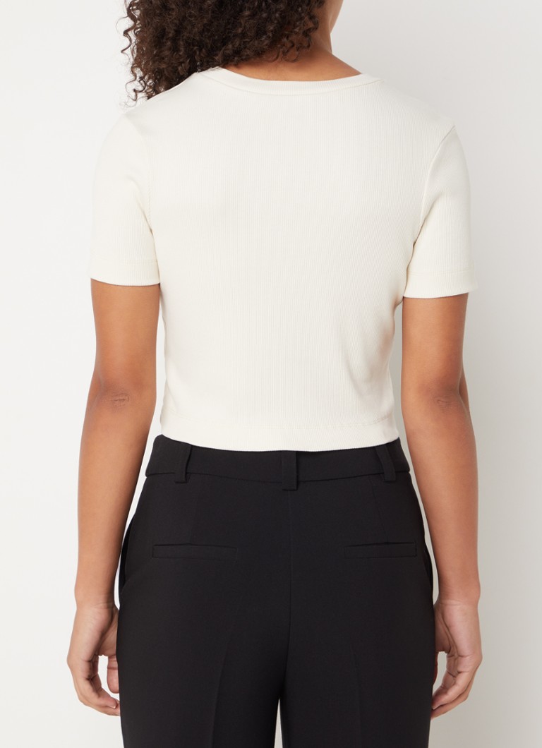 Top corto NIKKIE The Hamptons con logo ricamato