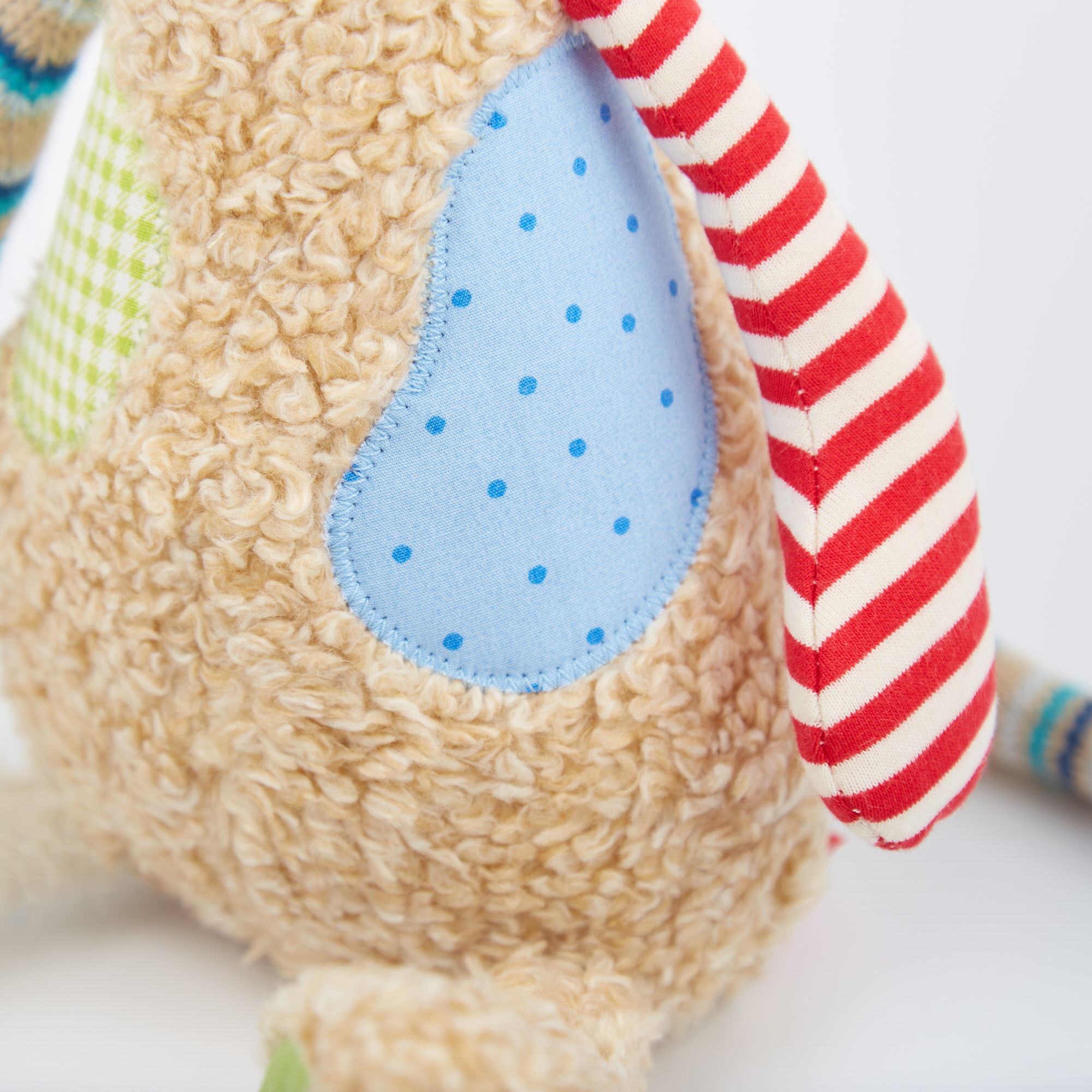 Kuscheltier Katze im Patchworkstyle