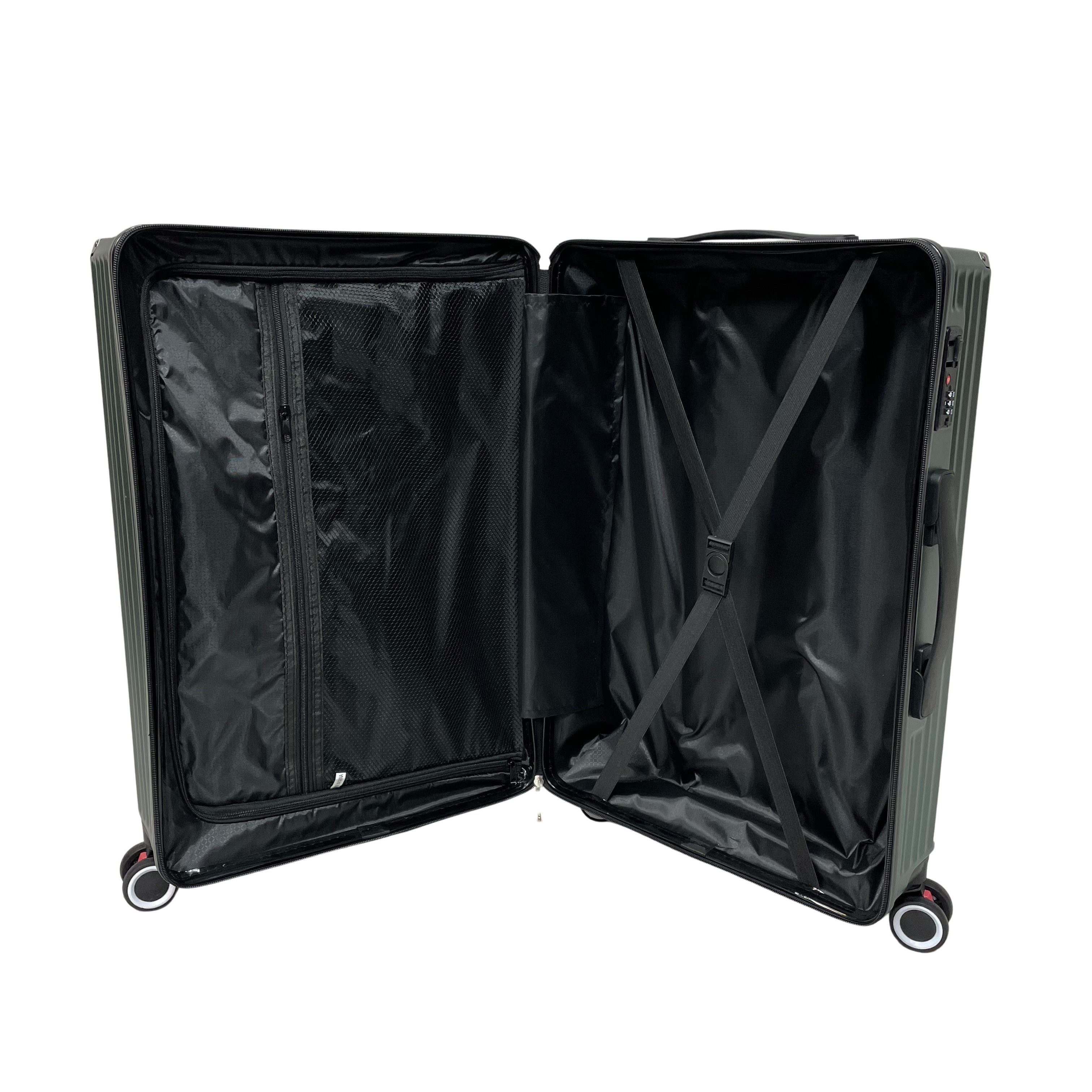 SIGN German Design Trolley Reisekoffer Hartschalen-Koffer, 360° Zwillingsrollen M/L/XL