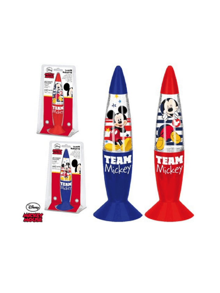 Disney Mickey Mouse Lampe Glitzer mit Farbwechsel in Rot günstig kaufen onesize