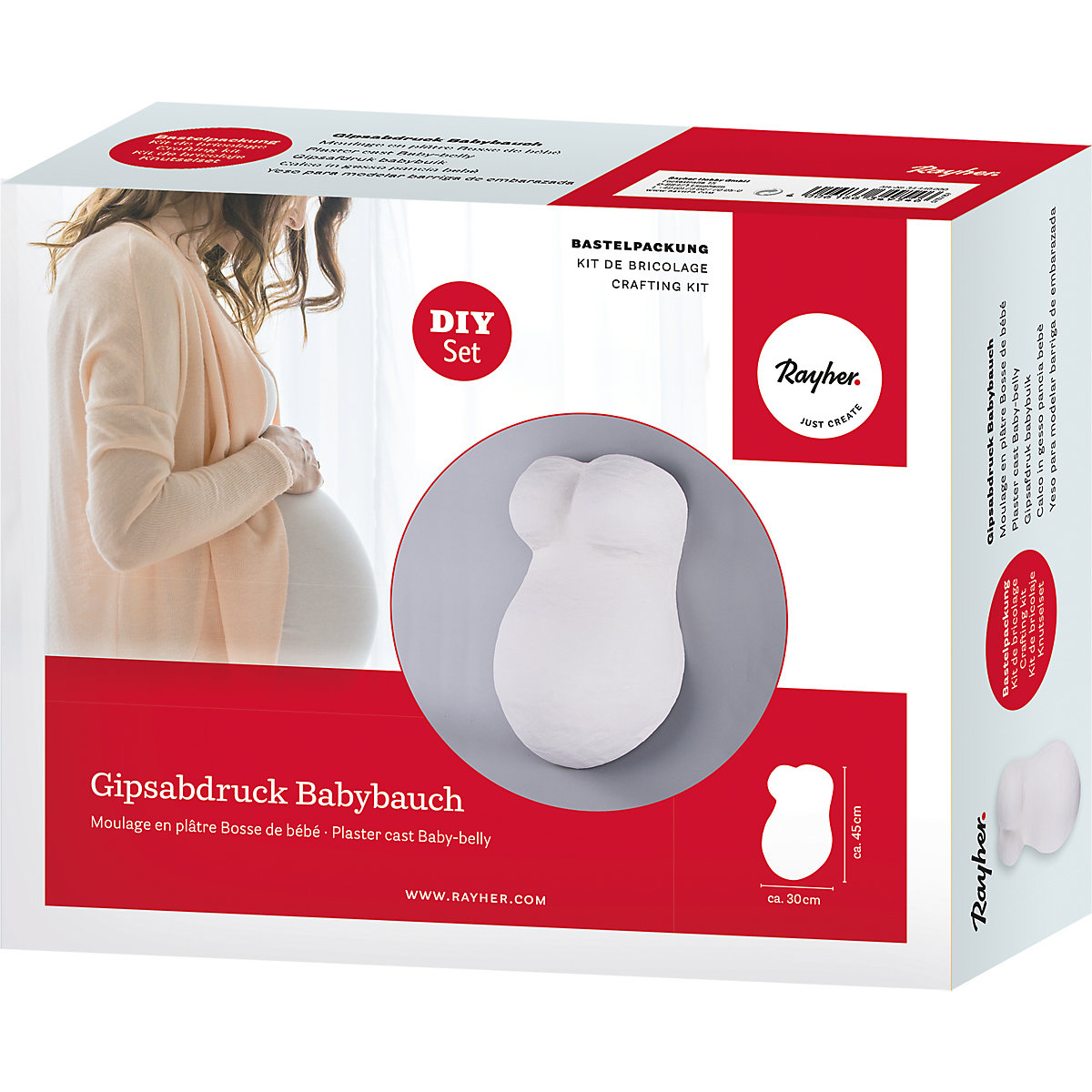 Gipsabdruck Babybauch, Box 1 Set