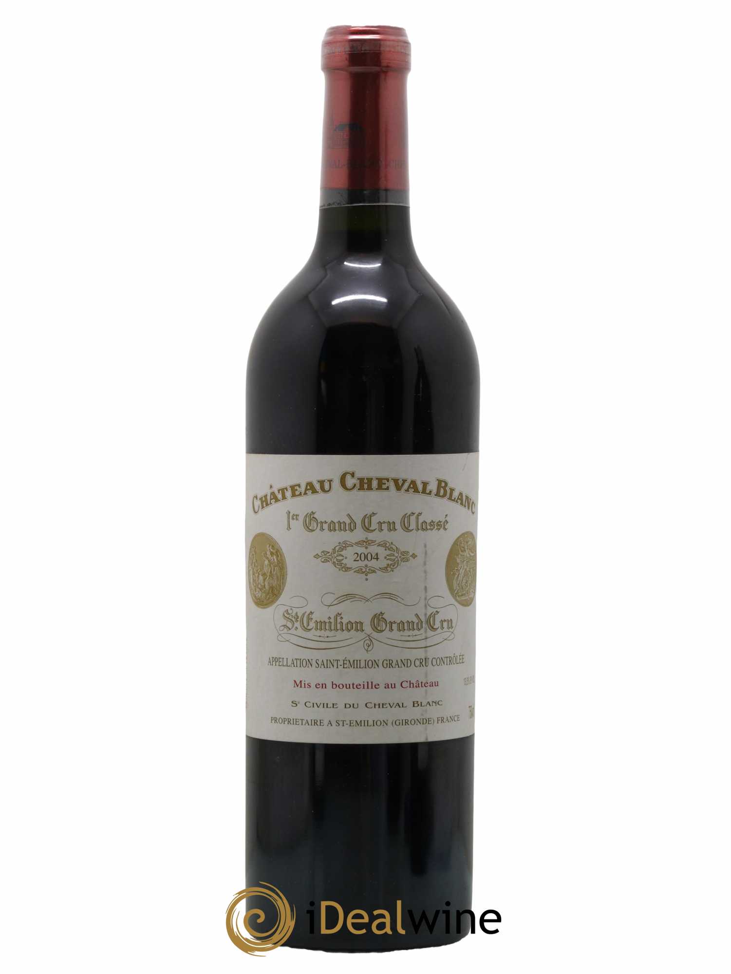 Château Cheval Blanc 1er Grand Cru Classé A  2004 - Lot de 1 Bouteille