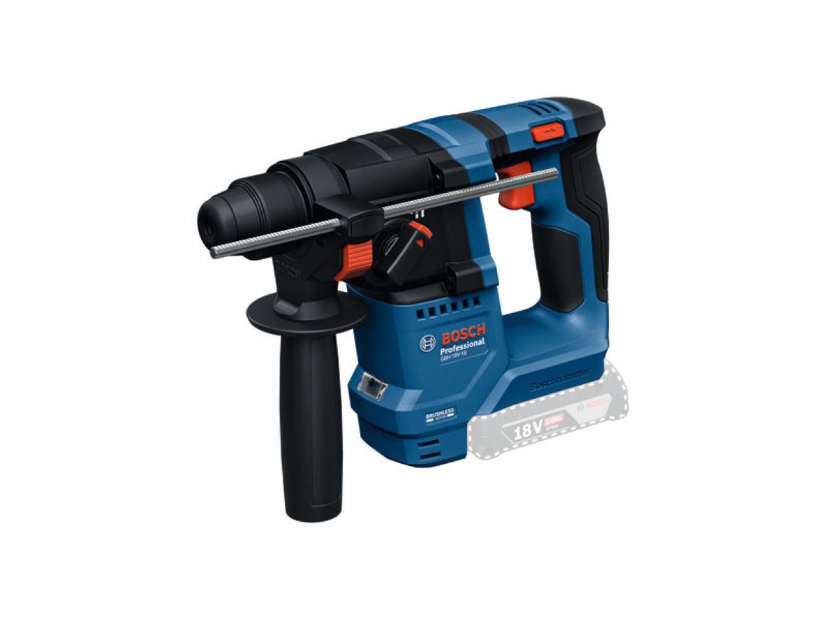 Bosch Blue 0611927003 GBH 18V-18 Akku-Schlagbohrschrauber (ohne Akkus und Ladegerät) in L-BOXX