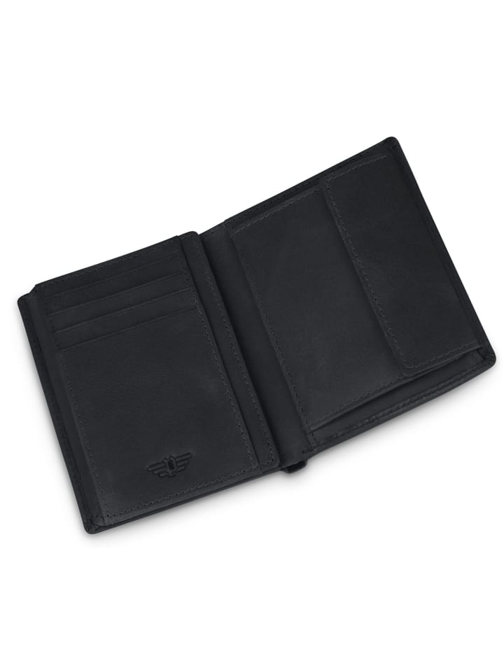Police Geldbörse Leder 9 cm in black günstig kaufen onesize