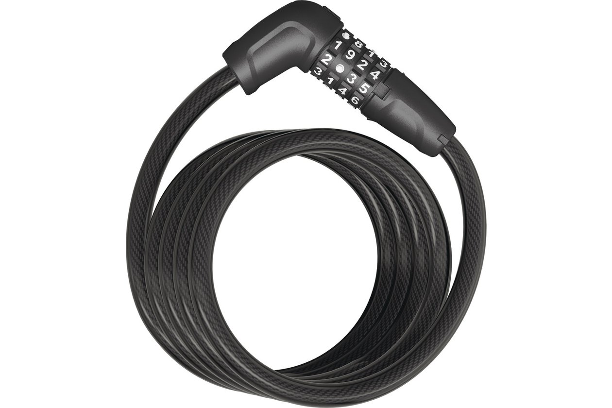 Abus Tresor 6512C/180 BK Spiralkabelschloss