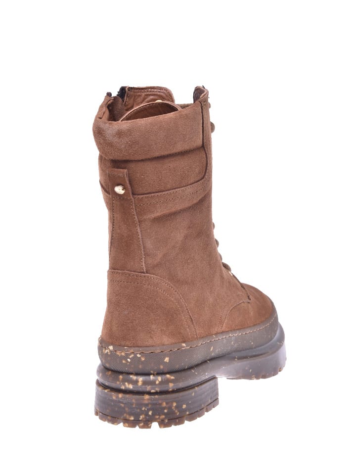 Baldinini Leder-Boots in Braun günstig kaufen