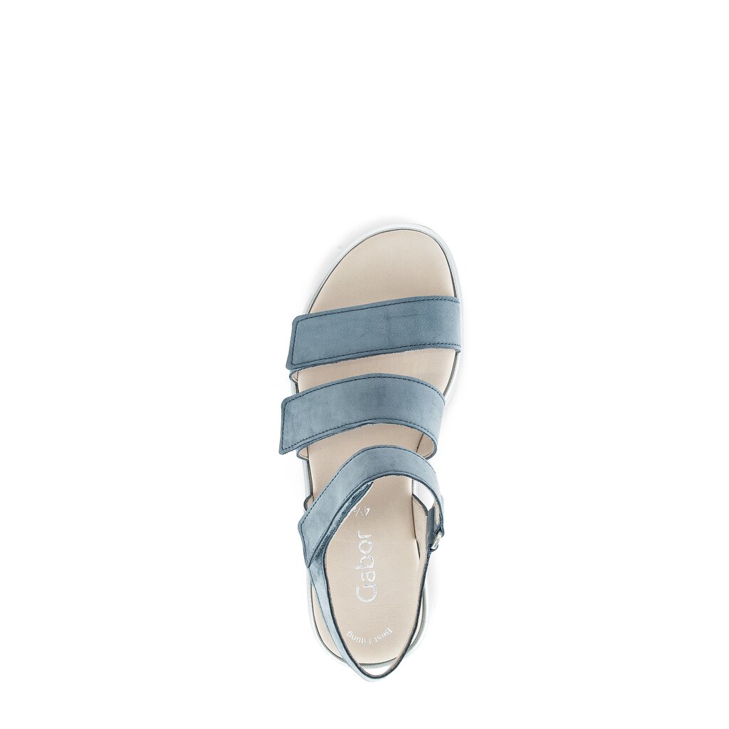 Gabor fashion Plateau Sandale blau