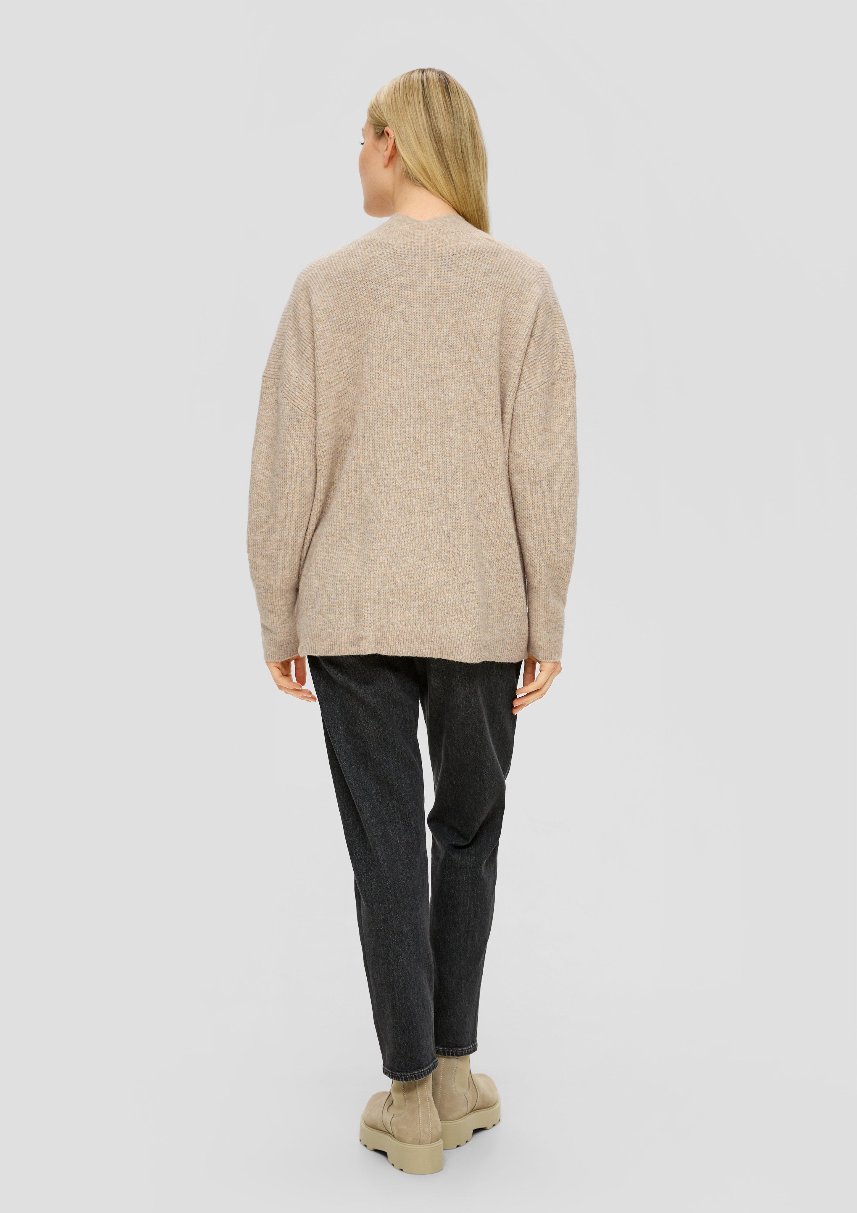 Verschlussloser Cardigan aus weichem Wollmix  2139099-82W2