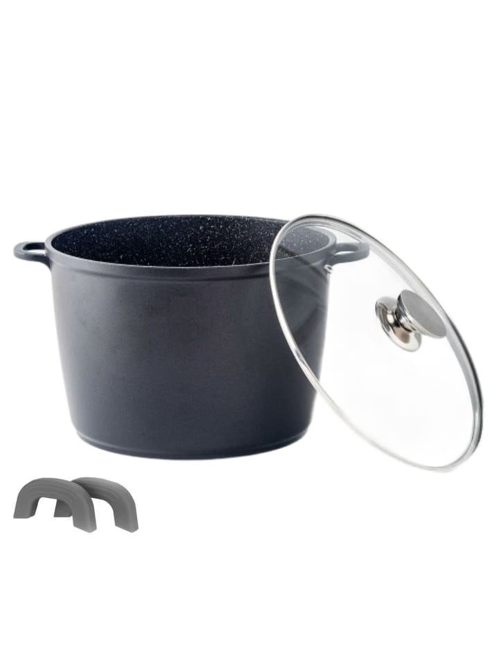Cheffinger Tiefer Kochtopf Induktion Deckel Ø24/28cm in Schwarz günstig kaufen