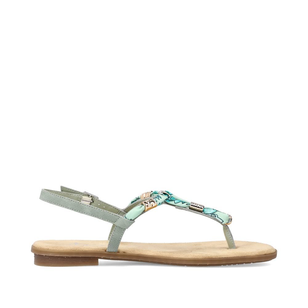 RIEKER Klassische Sandalen grün FSK Damen Sandalen