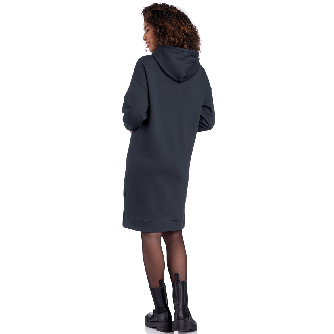Damen Sweatkleid mit Kapuze