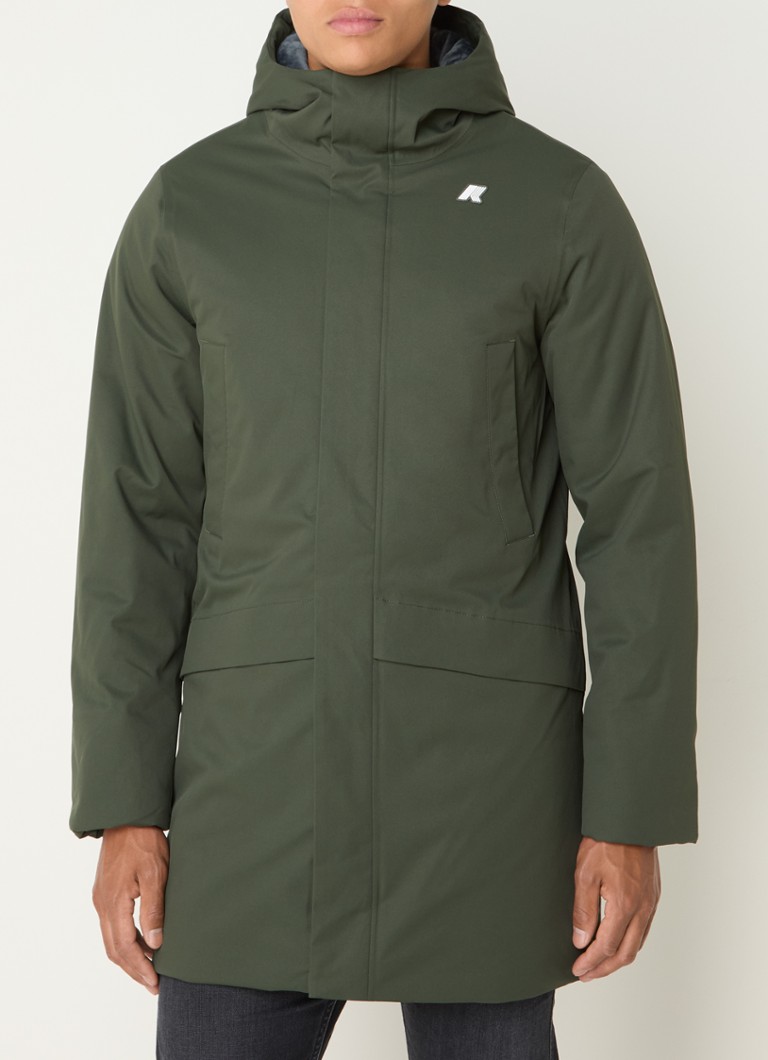 Parka z kapturem K-Way Jarno