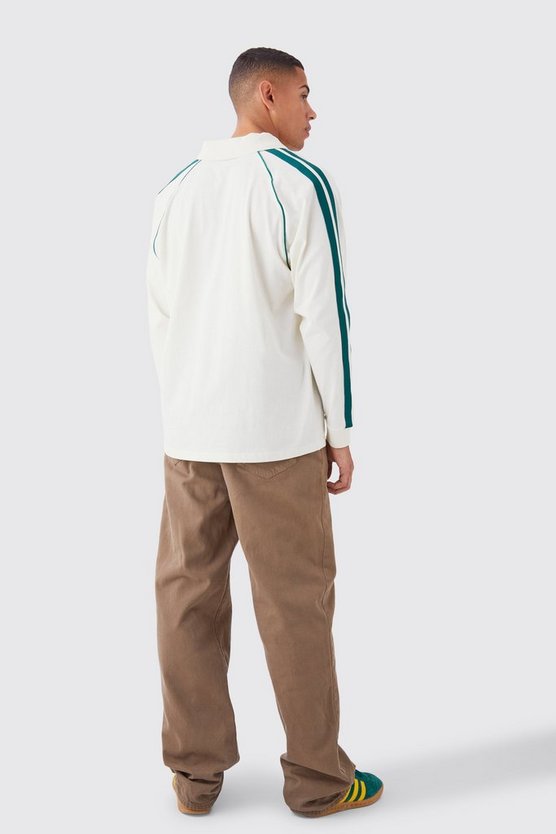 Man Fußball-Hemd mit Raglan-Kragen