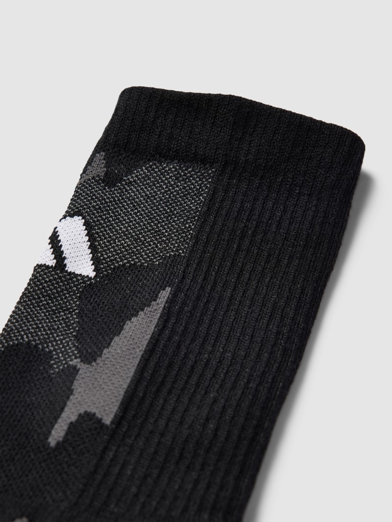 Socken mit Label-Stitching in schwarz