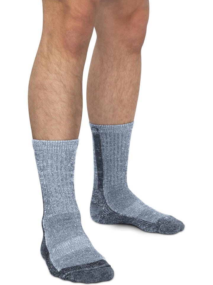 normani 2 Paar Merino Wander- und Arbeitssocken Nowra in Blau/Grau günstig kaufen