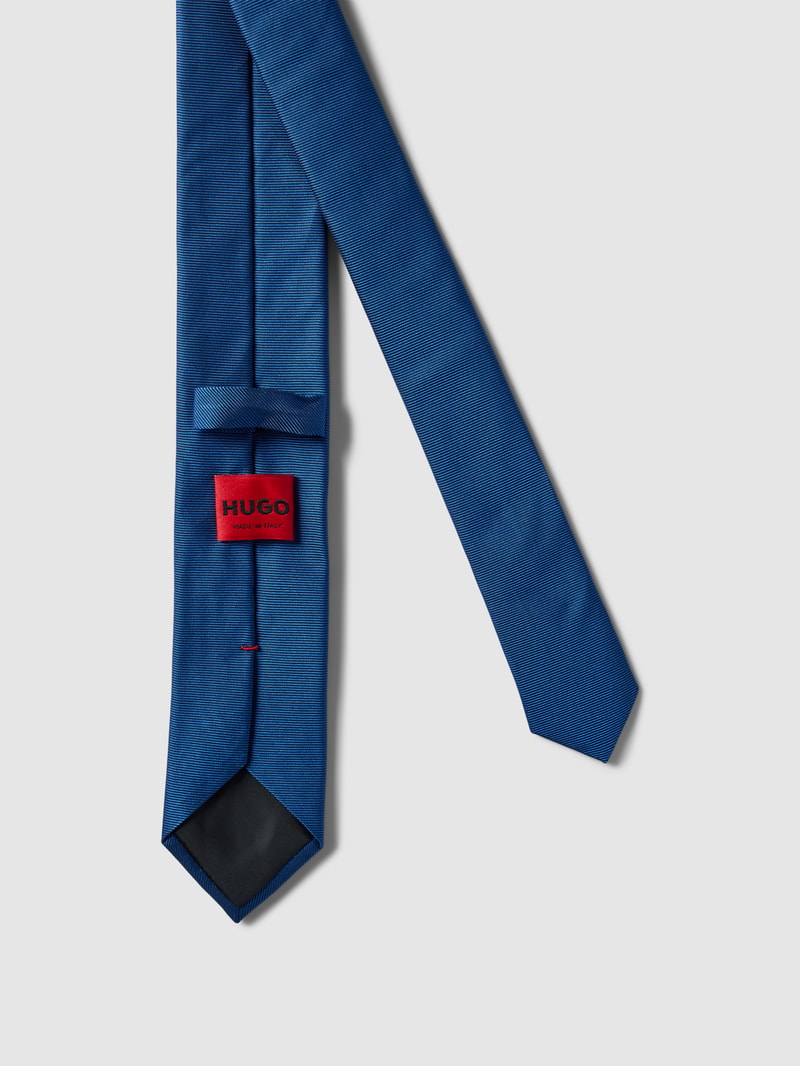 Seidenkrawatte mit Allover-Muster Modell 'Tie' (6 cm) in marineblau