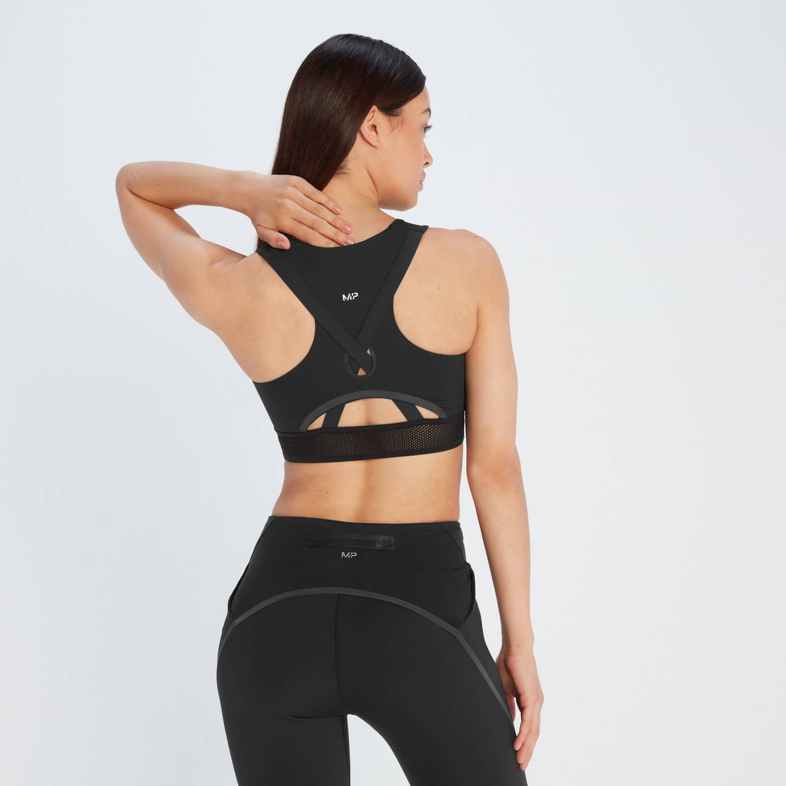 Brassière de sport réfléchissante MP Velocity Ultra pour femmes – Noir